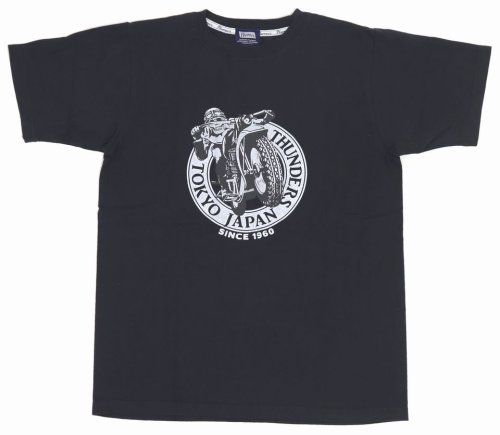 他の写真1: 「Pherrow's/フェローズ」TOKYO JAPAN THUNDERS プリントTシャツ PTシリーズ【S・ブラック】