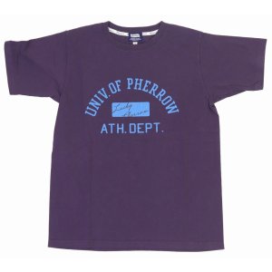 画像2: 「Pherrow's/フェローズ」ATH.DEPT. プリントTシャツ PTシリーズ【グレーパープル】