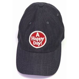 画像2: 「UES/ウエス」デニムキャップ【A Happy Day! レッド】