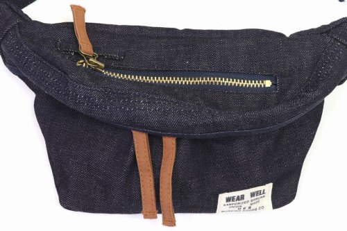 他の写真1: 「UES/ウエス」ウエストバッグ【デニム】