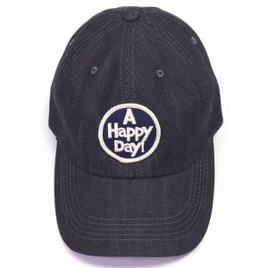 画像2: 「UES/ウエス」デニムキャップ【A Happy Day! ネイビー】
