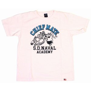 画像2: 「STUDIO D'ARTISAN/ステュディオ・ダ・ルチザン」CHIEF MATE プリントＴシャツ【ピンク】