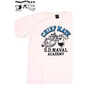 画像1: 「STUDIO D'ARTISAN/ステュディオ・ダ・ルチザン」CHIEF MATE プリントＴシャツ【ピンク】