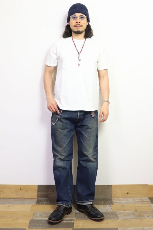 他の写真3: 「UES/ウエス」8番スラブネップ半袖Tシャツ【ホワイト】