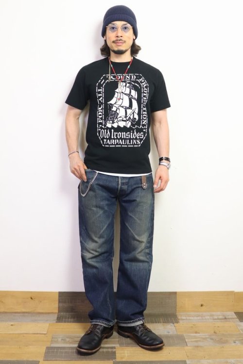 他の写真1: 「JELADO/ジェラード」TARPAULINS プリントTシャツ 【ブラック】