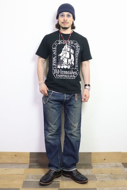 他の写真2: 「JELADO/ジェラード」TARPAULINS プリントTシャツ 【ブラック】