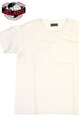 「JELADO/ジェラード」USMC吊り編み無地Tシャツ【バニラ】