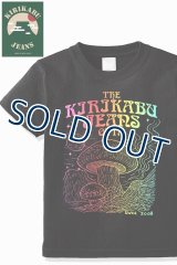 「KIRIKABU JEANS/キリカブジーンズ」予約商品 KINOKO グラデーションプリントTシャツ【ブラック】