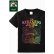 画像1: 「KIRIKABU JEANS/キリカブジーンズ」予約商品 KINOKO グラデーションプリントTシャツ【ブラック】 (1)