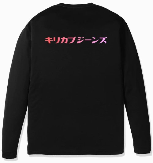 他の写真2: 「KIRIKABU JEANS/キリカブジーンズ」予約商品 KINOKO グラデーションプリントロンT【ブラック】