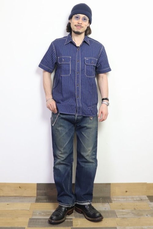 他の写真3: 「JELADO/ジェラード」ユニオンワーカーズシャツ【インディゴウォバッシュ】