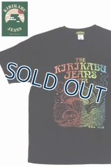 「KIRIKABU JEANS/キリカブジーンズ」予約商品 KINOKO グラデーションプリントTシャツ【ブラック】