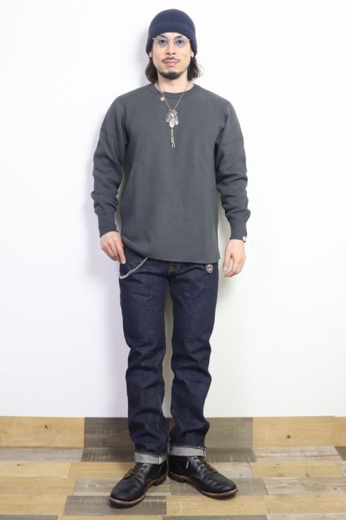 他の写真3: 「UES/ウエス」ダブルハニカムサーマル【スチールグレー】