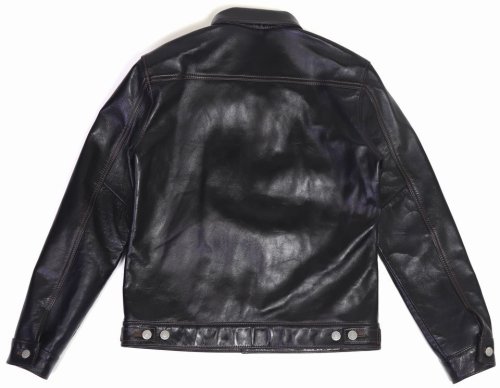 他の写真2: 「Y'2 LEATHER/Y'2レザー」インディゴホース2ndタイプジャケット【インディゴ】