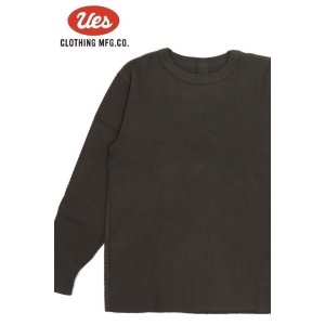 画像1: 「UES/ウエス」ダブルハニカムサーマル【オリーブブラウン】
