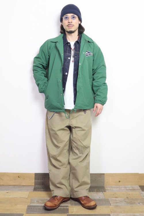 他の写真3: 「STUDIO D'ARTISAN/ステュディオ・ダ・ルチザン」GOOD DENIM 60/40クロスコーチジャケット【グリーン】