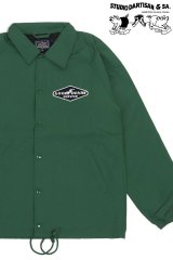 「STUDIO D'ARTISAN/ステュディオ・ダ・ルチザン」GOOD DENIM 60/40クロスコーチジャケット【グリーン】
