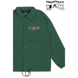 画像1: 「STUDIO D'ARTISAN/ステュディオ・ダ・ルチザン」GOOD DENIM 60/40クロスコーチジャケット【グリーン】