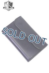 「INCEPTION/インセプション」UKブライドルレザー ミドルウォレット 【ネイビー】