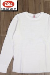 「UES/ウエス」ビッグワッフルＴシャツ【オフホワイト】
