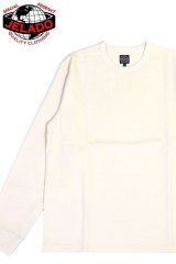 「JELADO/ジェラード」ヘビーウェイト クルーネックロングスリーブTシャツ【オフホワイト】