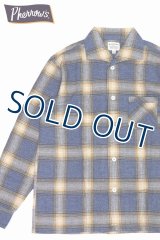 「Pherrow's/フェローズ」スリーピングネルシャツ【ブルー】