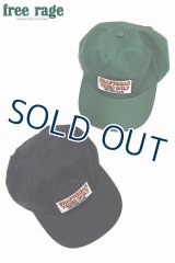 「FREE RAGE/フリーレイジ」CRAFTSMAN VIBES ONLY 6パネルキャップ【2カラーあり】