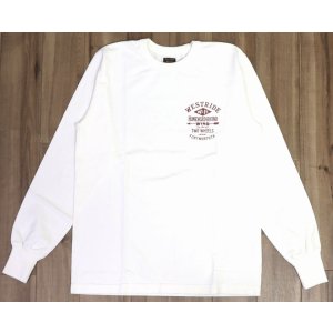 画像2: 「WEST RIDE/ウエストライド」HOMEWARD BOUND ヘビーウェイトプリントロンT【ホワイト】