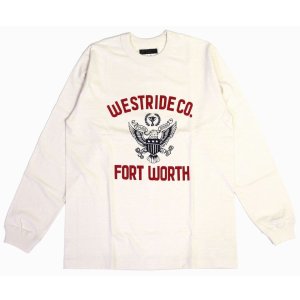 画像2: 「WEST RIDE/ウエストライド」FORT WORTH ヴィンテージプリントTシャツ【クリーム】