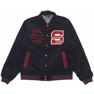 画像2: 「STUDIO D'ARTISAN/ステュディオ・ダ・ルチザン」CHAMPIONS コーデュロイスタジアムジャケット【ブラック】