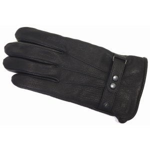 画像4: 「Y'2 LEATHER/Y'2レザー」ディアスキンロンググローブ【ブラック】