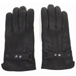 画像2: 「Y'2 LEATHER/Y'2レザー」ディアスキンロンググローブ【ブラック】