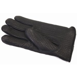 画像5: 「Y'2 LEATHER/Y'2レザー」ディアスキンロンググローブ【ブラック】