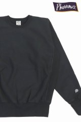 「Pherrow's/フェローズ」無地ヘビーウェイトスウェット【S・ブラック】