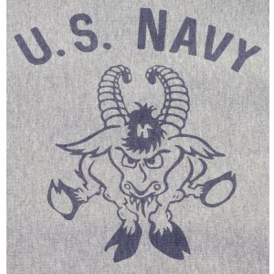 画像7: 「Pherrow's/フェローズ」ツートーンプリントヘビーウェイトスウェット【杢グレー×ネイビー】