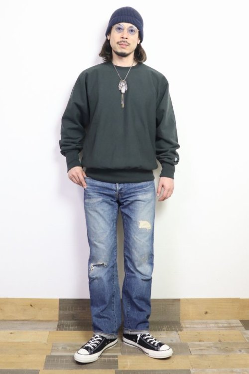 他の写真3: 「Pherrow's/フェローズ」無地ヘビーウェイトスウェット【S・ブラック】