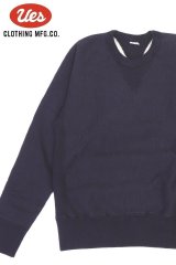 「UES/ウエス」ニュープカラスウェット【ネイビー】