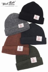 「WEST RIDE/ウエストライド」ニューC/Wワッチキャップ【5カラーあり】