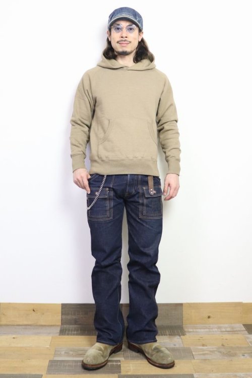 他の写真3: 「UES/ウエス」フード付きスウェット【ベージュ】