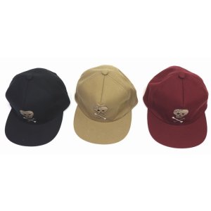 画像2: 「WEST RIDE/ウエストライド」EMB SKULL 刺繍カスタムベースボールキャップ【3カラーあり】