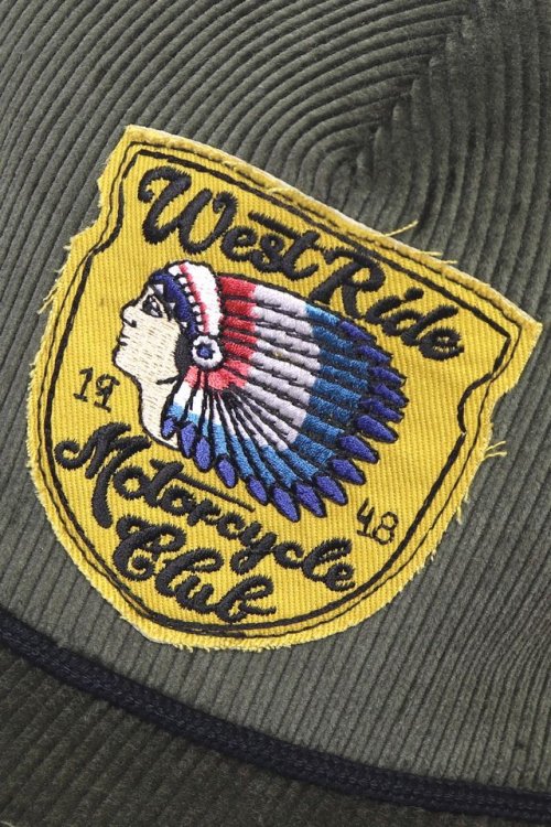 他の写真2: 「WEST RIDE/ウエストライド」1948 INDIAN ワッペンカスタムベースボールキャップ【3カラーあり】