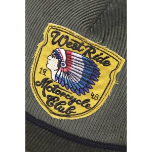 画像8: 「WEST RIDE/ウエストライド」1948 INDIAN ワッペンカスタムベースボールキャップ【3カラーあり】