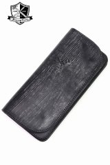 「INCEPTION/インセプション」UKブライドルレザー　ロングウォレット 【ブラック】