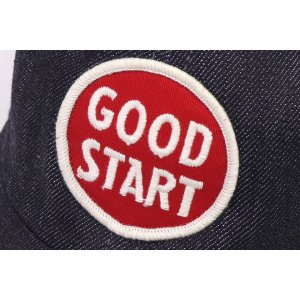 画像6: 「UES/ウエス」デニムキャップ【GOOD START レッド】