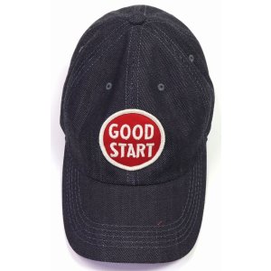 画像2: 「UES/ウエス」デニムキャップ【GOOD START レッド】