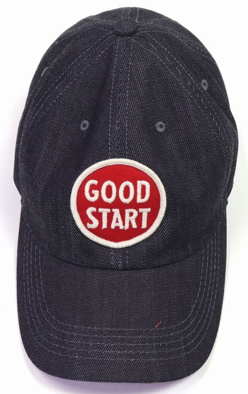 他の写真1: 「UES/ウエス」デニムキャップ【GOOD START レッド】
