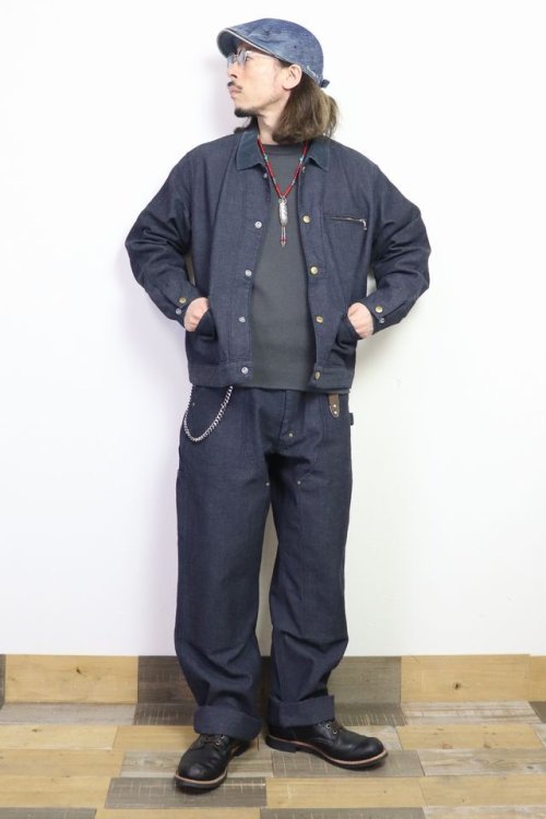 他の写真3: 「Pherrow's/フェローズ」ダックワークジャケット【インディゴ】