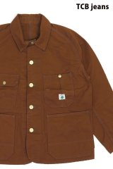 「TCB jeans/TCBジーンズ」キャットヘッドジャケット【ブラウンキャンバス】