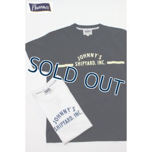 画像2: 「Pherrow's/フェローズ」JOHNNY'S SHIPYARD Tシャツ PTシリーズ【2カラーあり】 (2)
