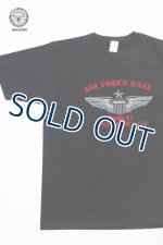 画像: 「HOUSTON/ヒューストン」AIRFORCEプリントTシャツ【ブラック】